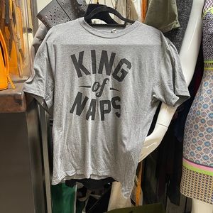 King of Naps Grey T Shirt